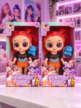 Mira KPOP Baby-Style Singing Dolls – 2 Pack with Blue Animal Accessories